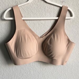 Honeylove V Neck Bra Bralette Sand Nude 2X